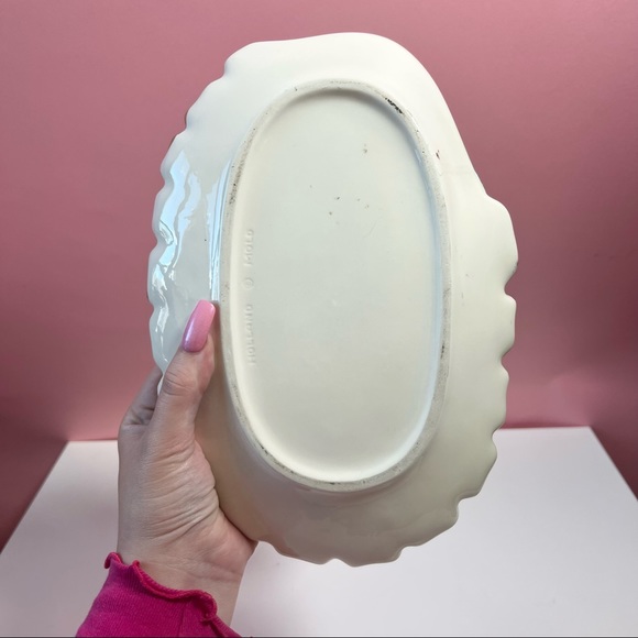 Vintage antique retro pastel bird tray platter dish - Picture 4 of 6